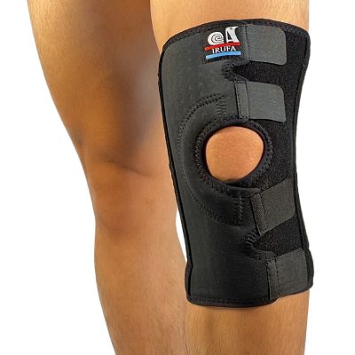 IRUFA, KN-OS-23, 3D BREATHABLE OPEN PATELLA SPACER FABRIC KNEE SUPPORT FOR MENISCUS TEAR, ACL, MCL